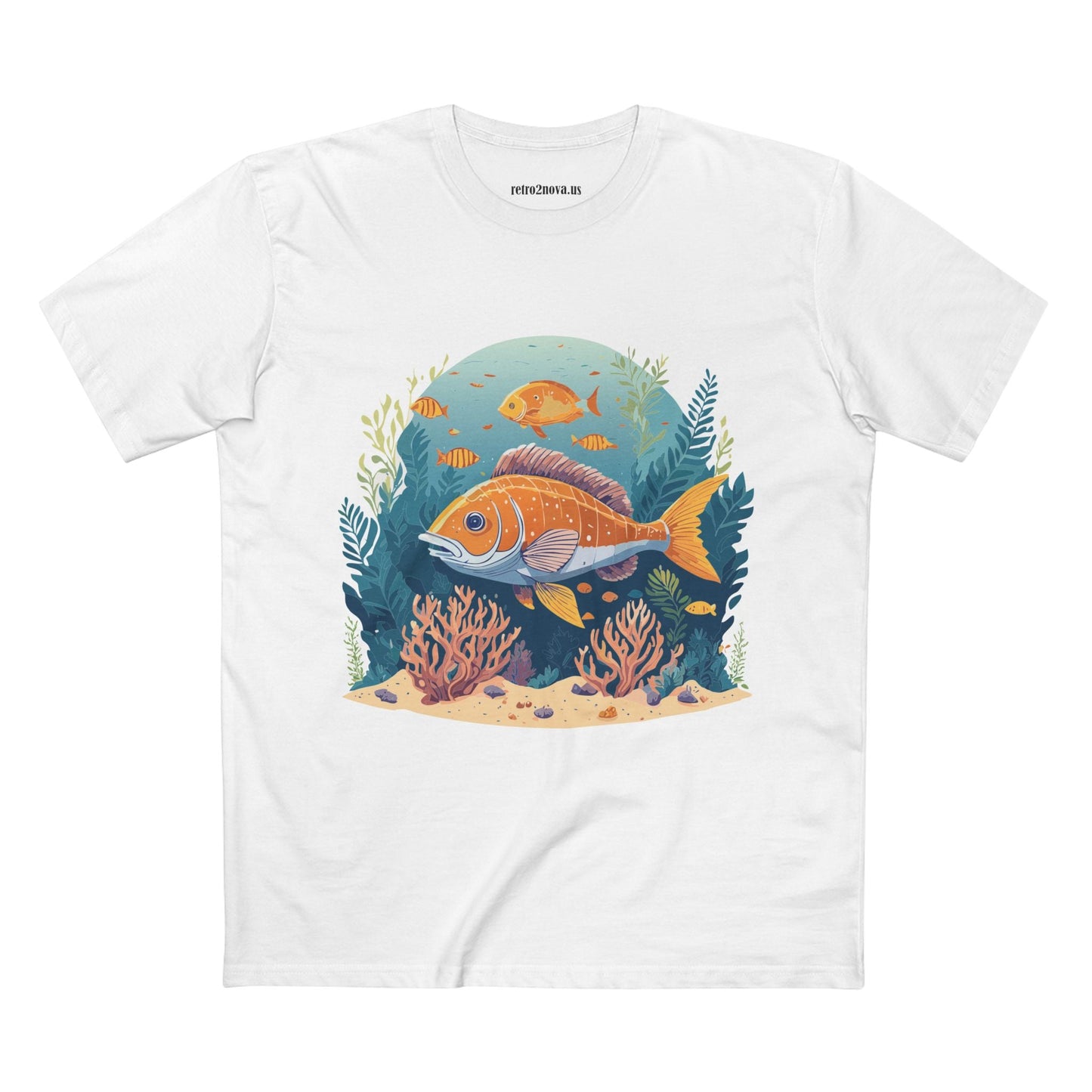 Ocean Pacific Unisex Premium Cotton Tee With Original Art Design OP 23 Retro2Nova