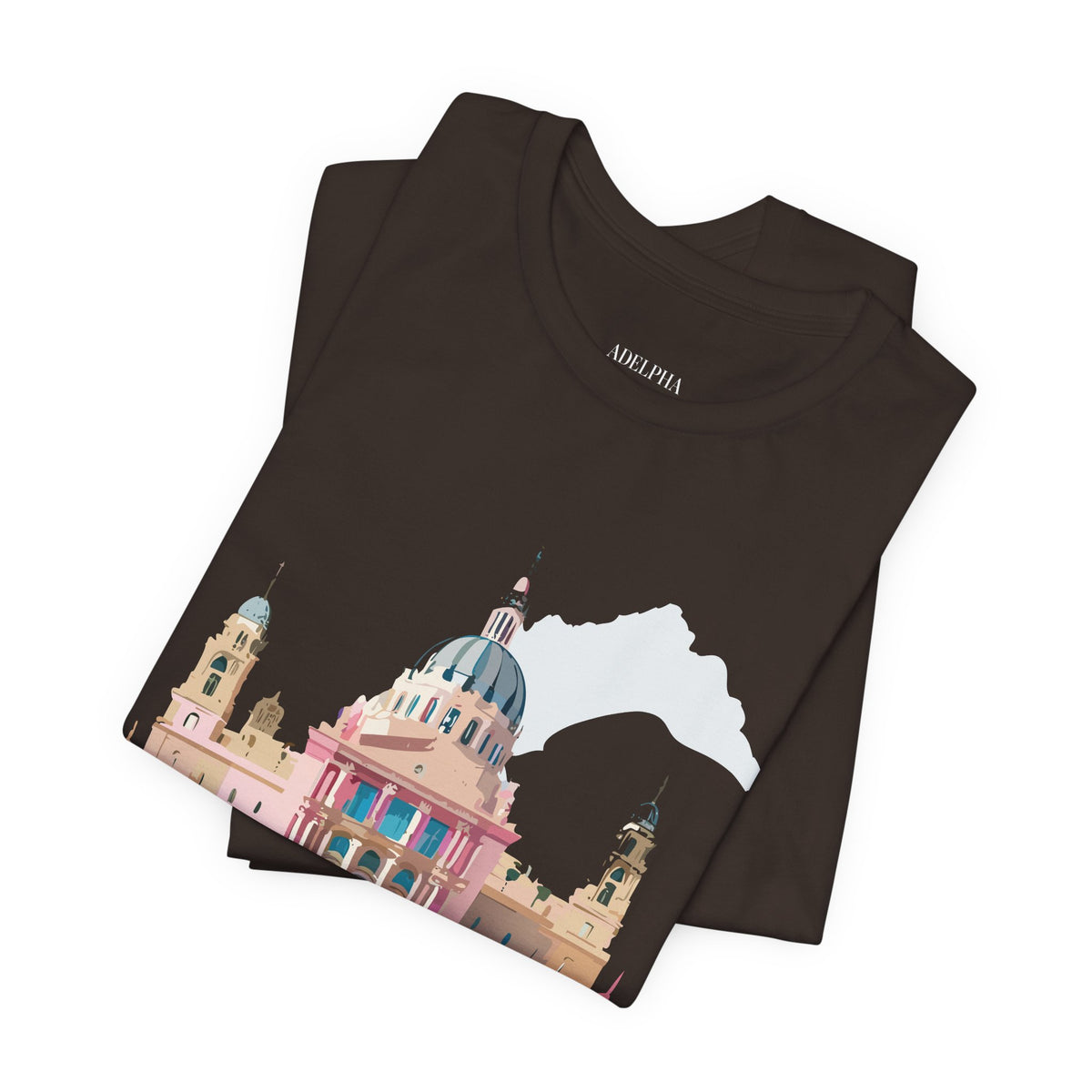 Graphic Unisex Cotton Bella+Canvas Tee Shirt with Madrid