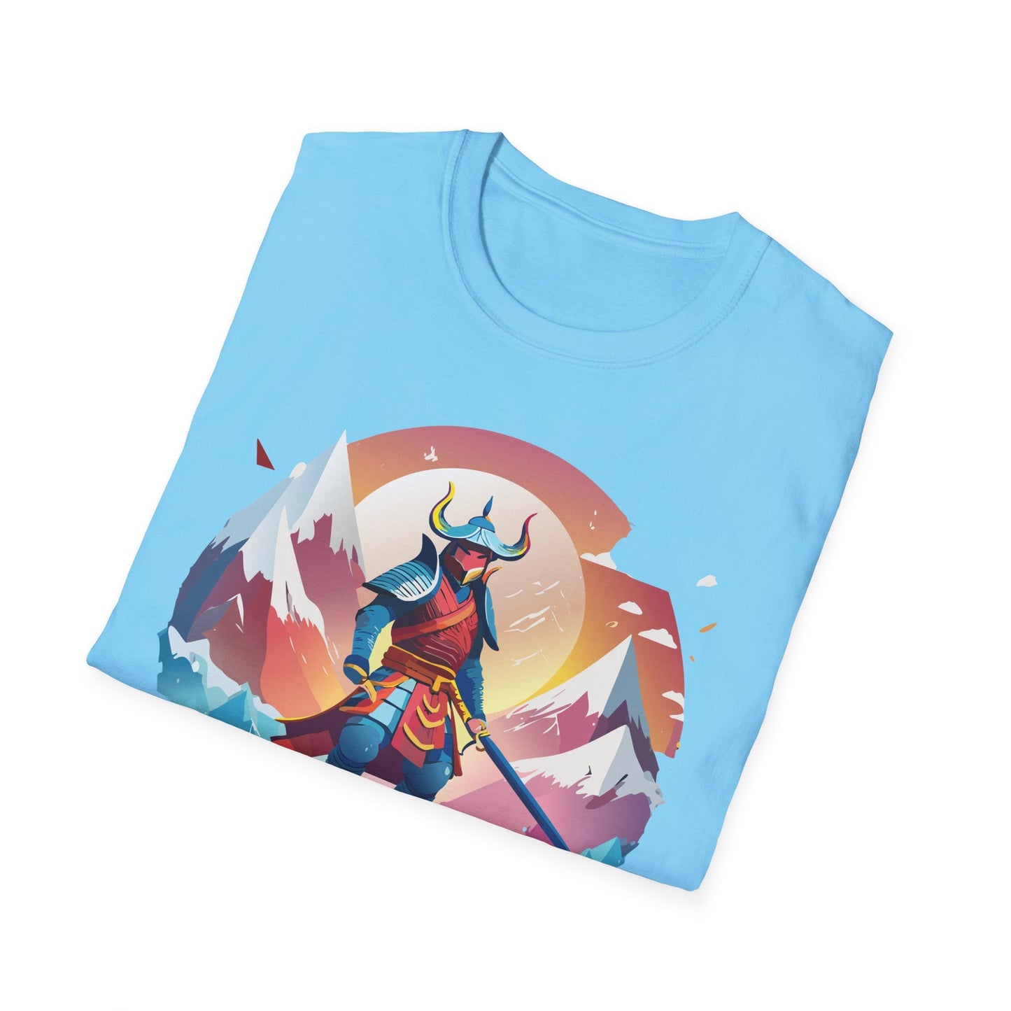 Samurai Style T Shirt Unisex Softstyle 64000 100 Percent Ring Spun Cotton Comfortable Tee