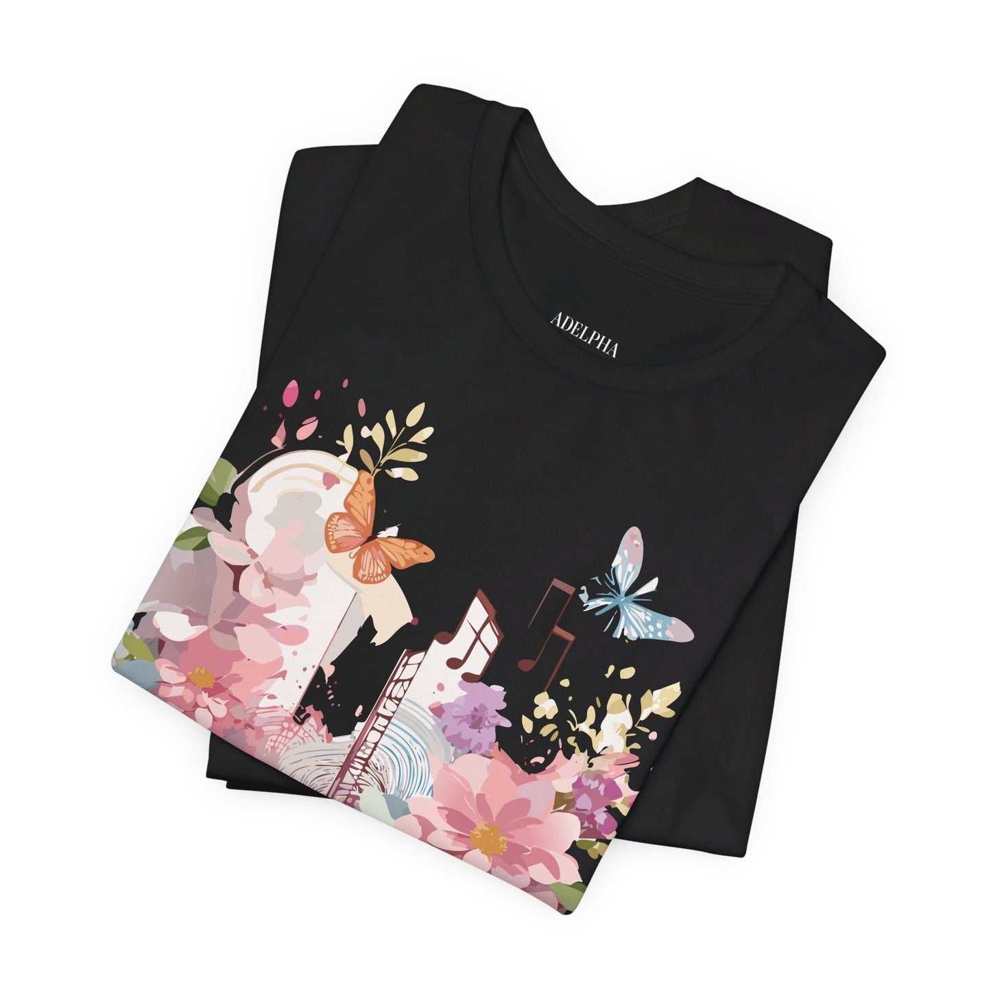 Adelpha Vintage Inspired Graphic T Shirt Unisex Short Sleeve Art Tee Premium Quality