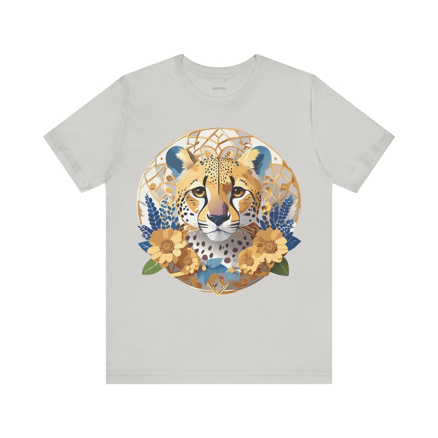 Medallion Graphic Unisex 100 Cotton Vintage Animal Medal Artwork Tee 53