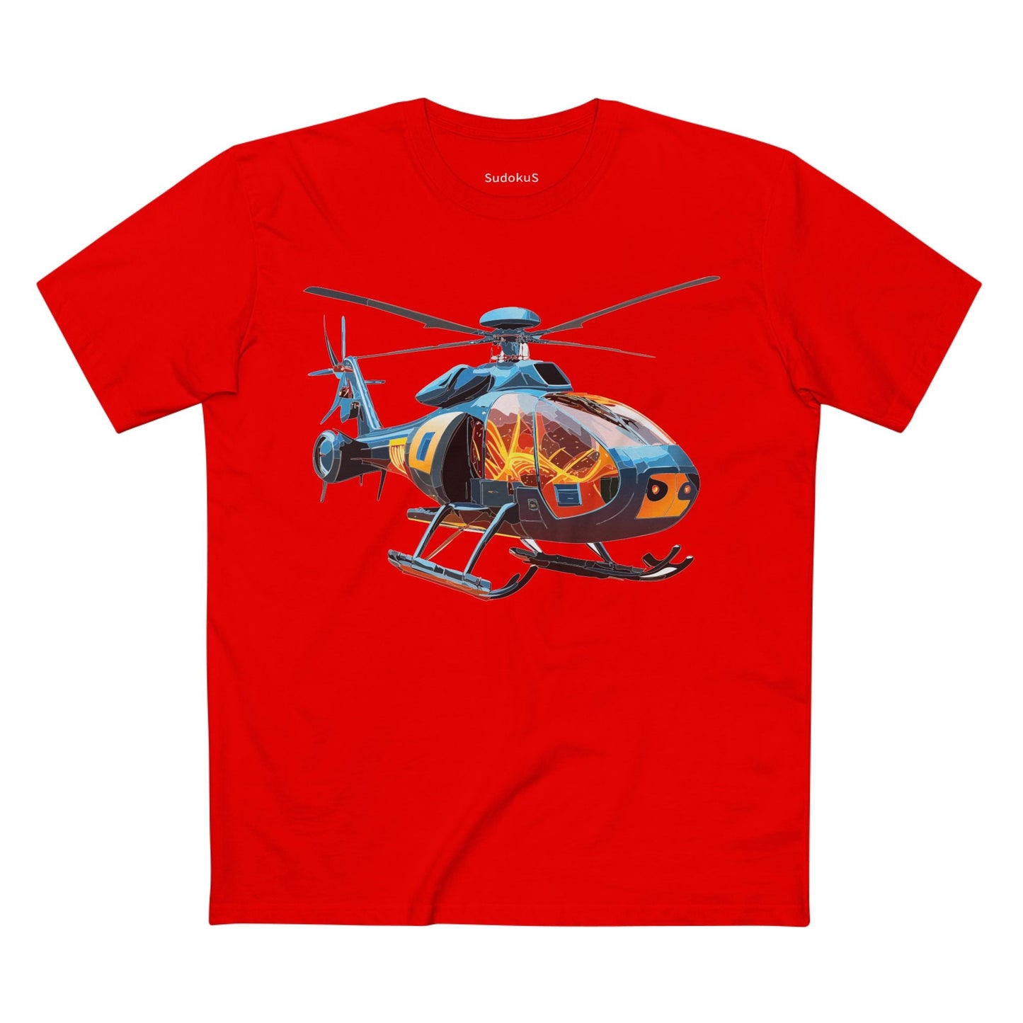 Chopper Graphic Unisex 100 Cotton Staple Tee 4