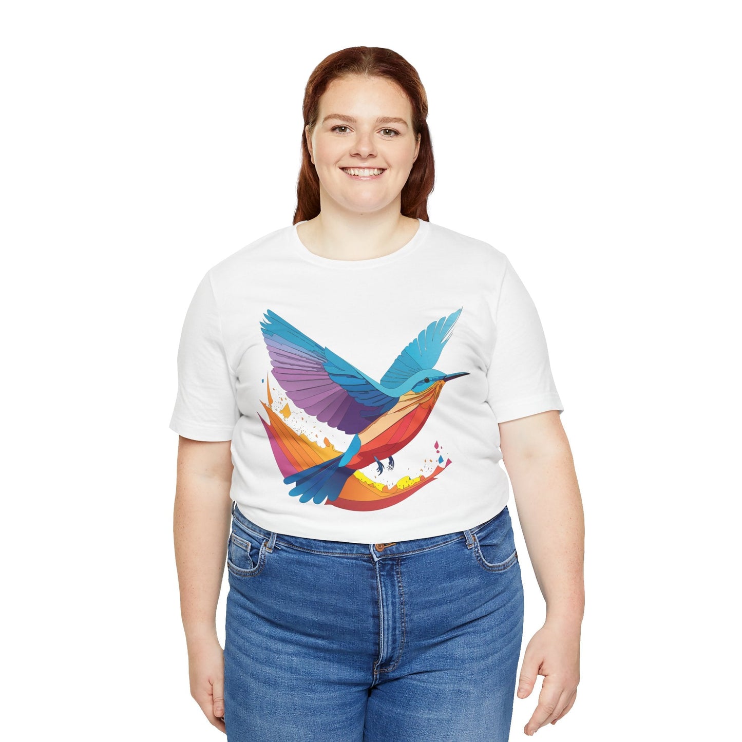 Unisex Animal Shirt Art Design Tee With Wild Animals Print Soft Comfortable Short Sleeve Tee