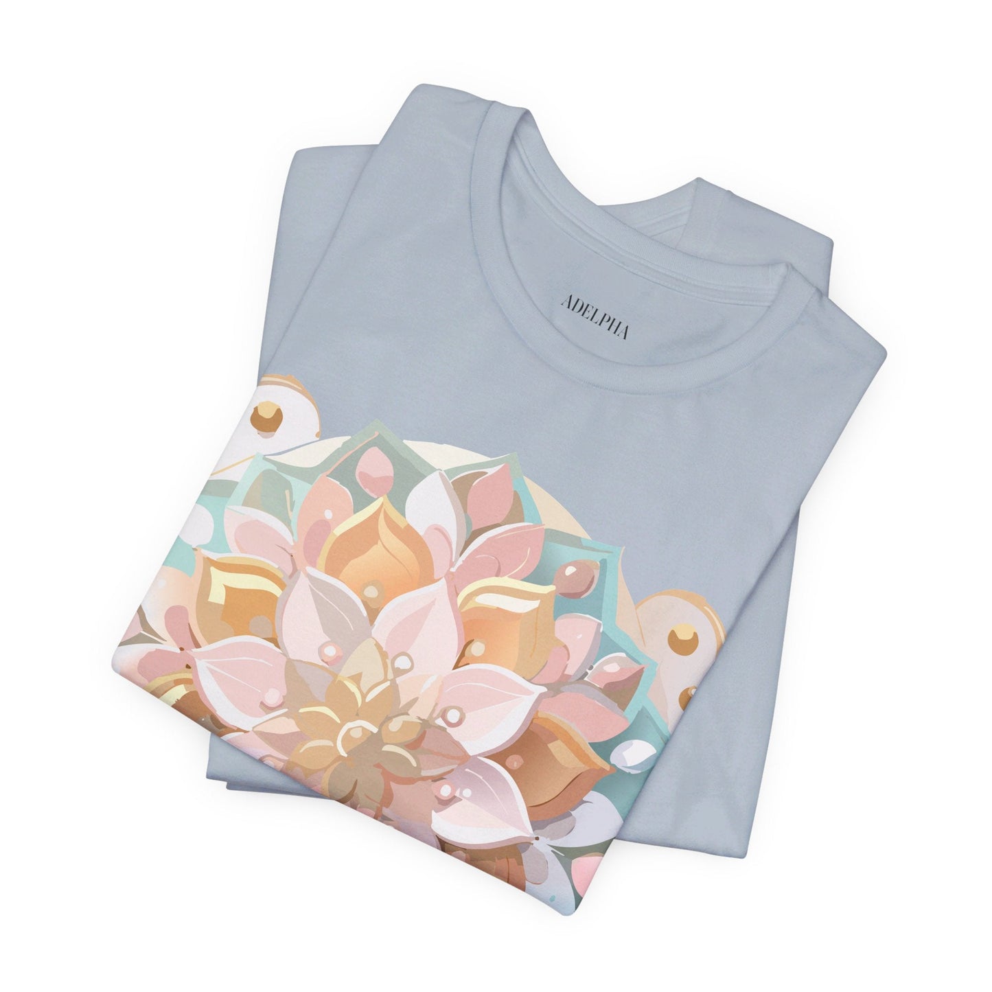 Mandala Shirt Graphic Tee Unisex Adelpha Vintage Inspired Art Design Premium Apparel