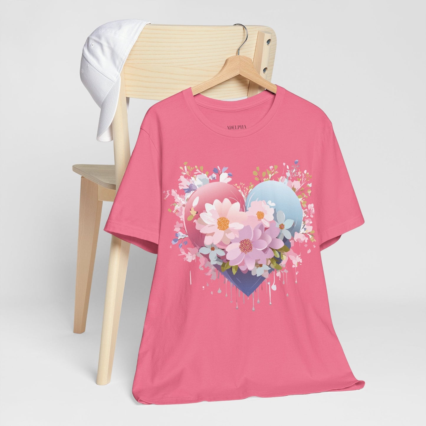 Adelpha Vintage Inspired Graphic Tee Unisex Jersey Short Sleeve Art Design Shirt