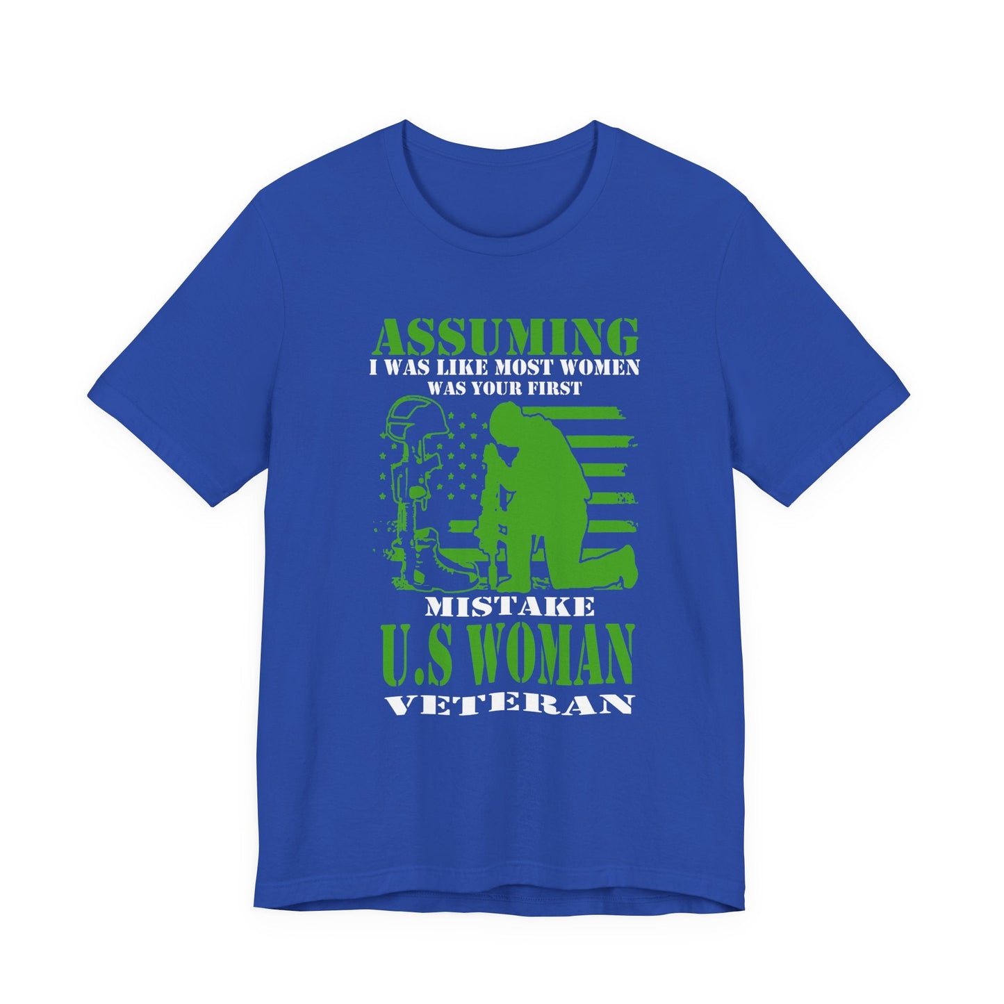 Army Veteran Patriotic Graphic Design Unisex Cotton T-Shirt v45