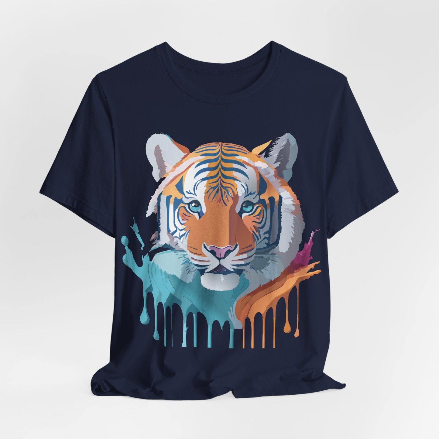 Tiger Graphic Tee Unisex Jersey Short Sleeve Vintage Inspired Artwork Adelpha Art Design