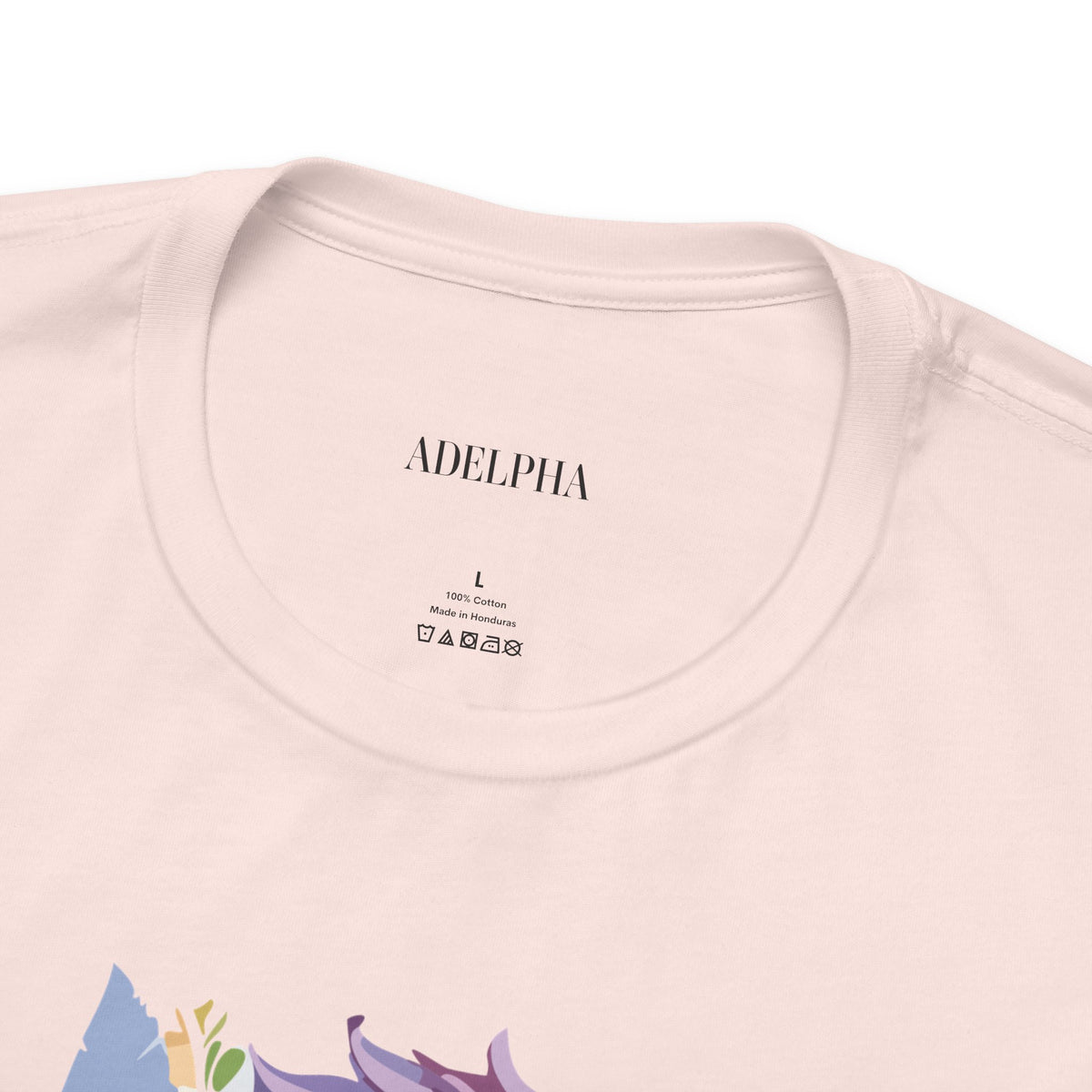 Lion Graphic Unisex Cotton Bella+Canvas Tee with Art Animal Design e47