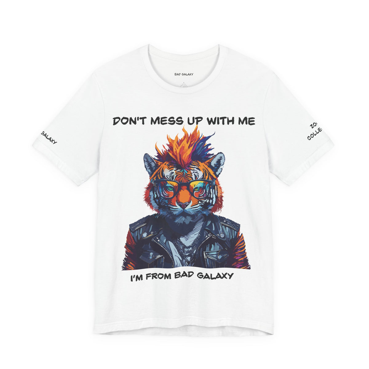Animal Graphic Unisex Cotton Bella+Canvas Tee with Art Design b2