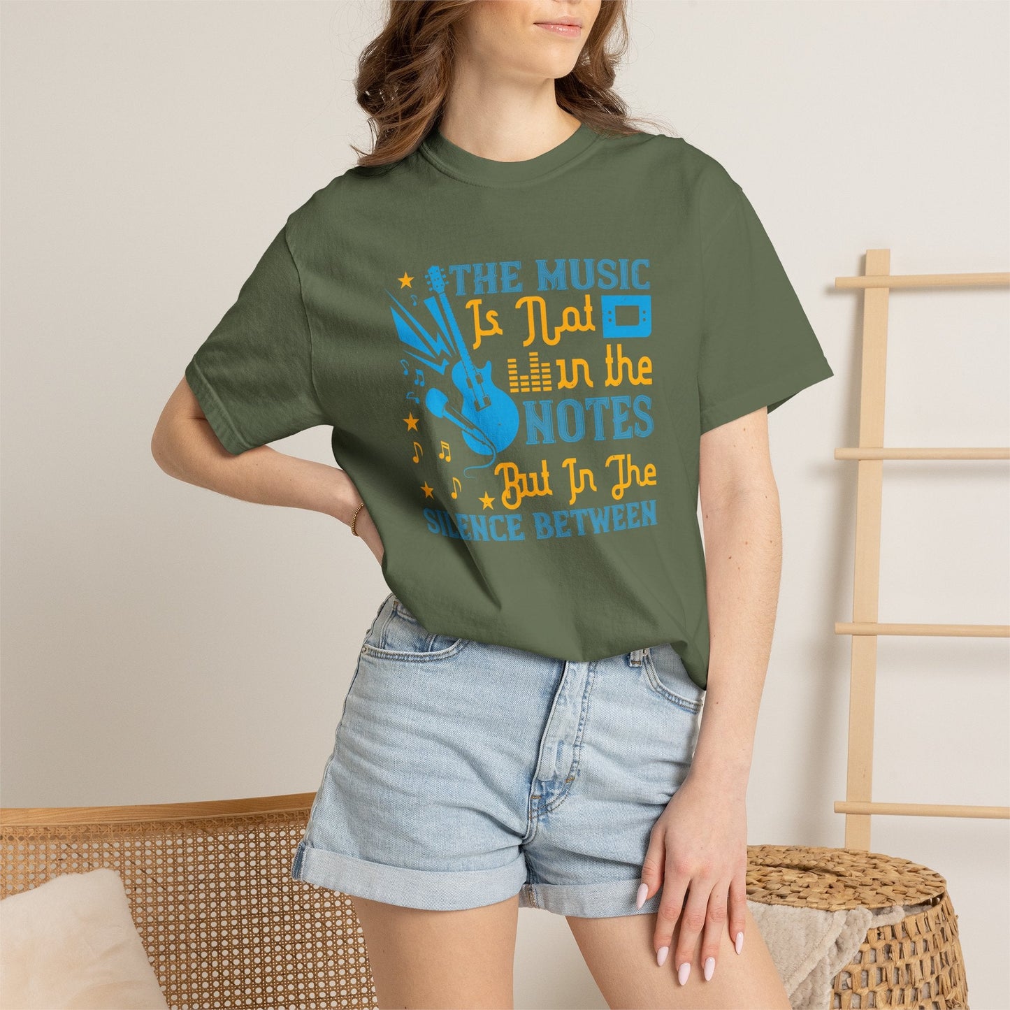 Music Graphic Design Unisex Cotton T-shirt  m44