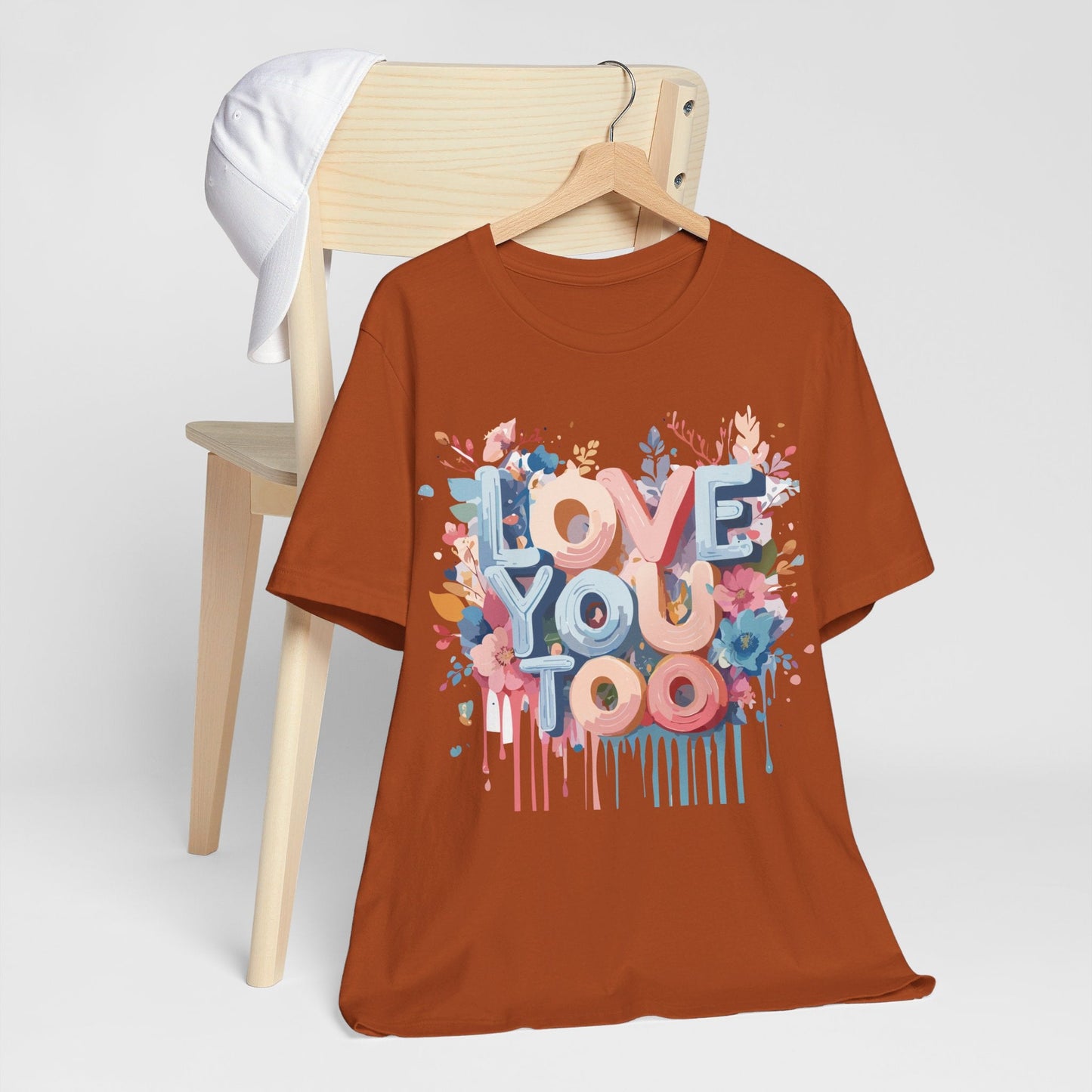 Valentine Graphic Tee Unisex Short Sleeve Art Design By Adelpha Vintage Inspired Tee