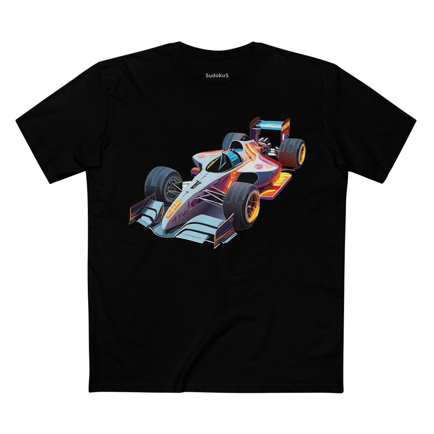 Car Graphic Unisex 100 Cotton Staple Tee 11