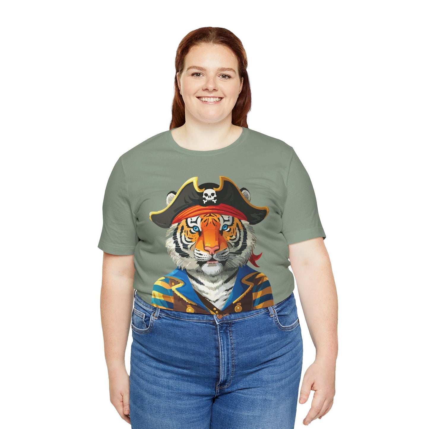 Unisex Animal Tee Shirt Art Design With Wild Animals Gildan Softstyle Cotton T Shirt