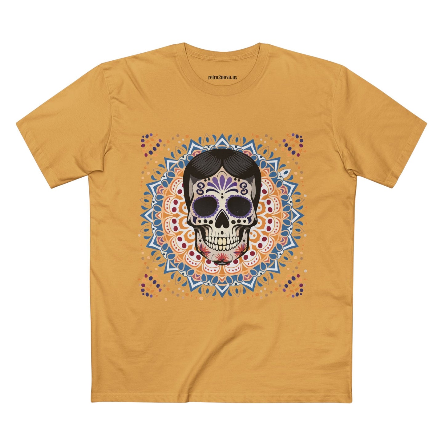 Skull Shirt Skeleton Tee Unisex Premium Cotton Art Design Retro2Nova Exclusive Collection
