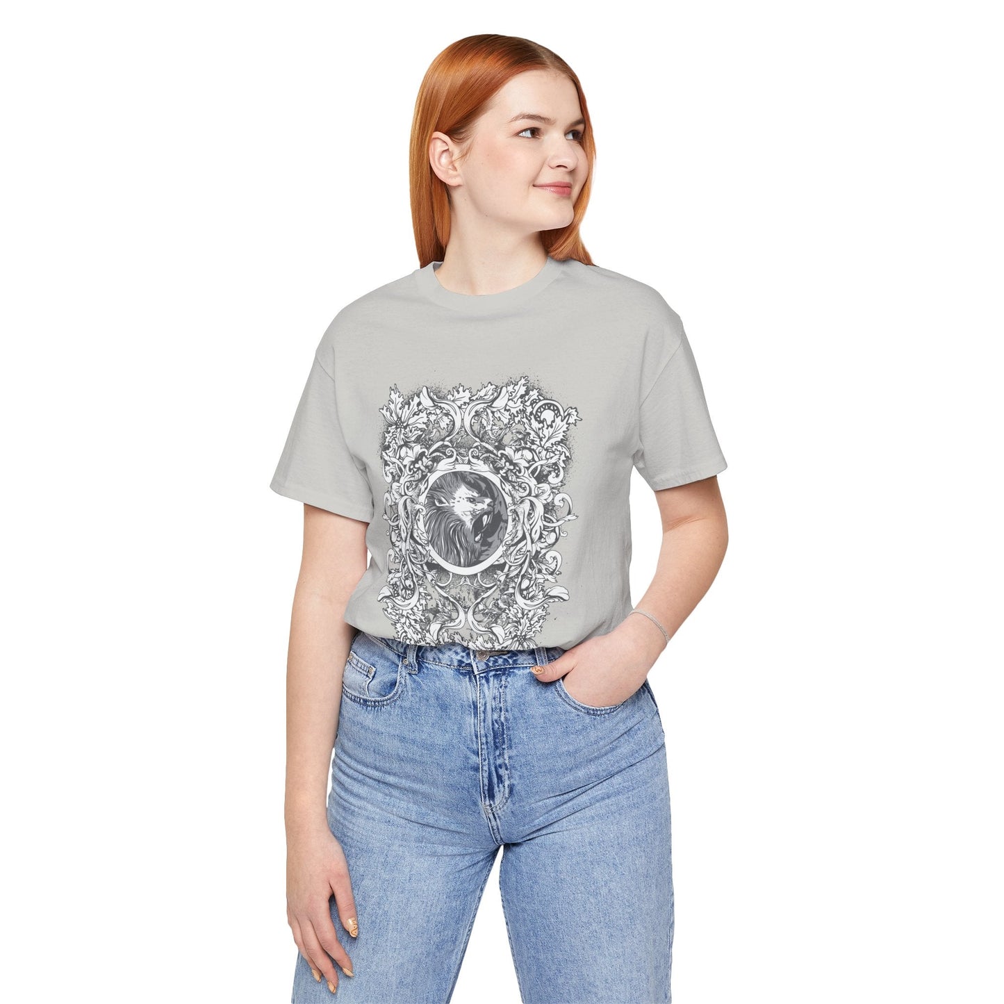 Gothic Illustration Graphic Unisex Cotton T-Shirt r18