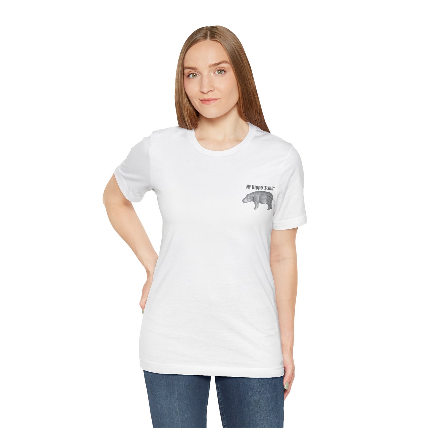 Unisex-T-Shirt mit Tier-Print 