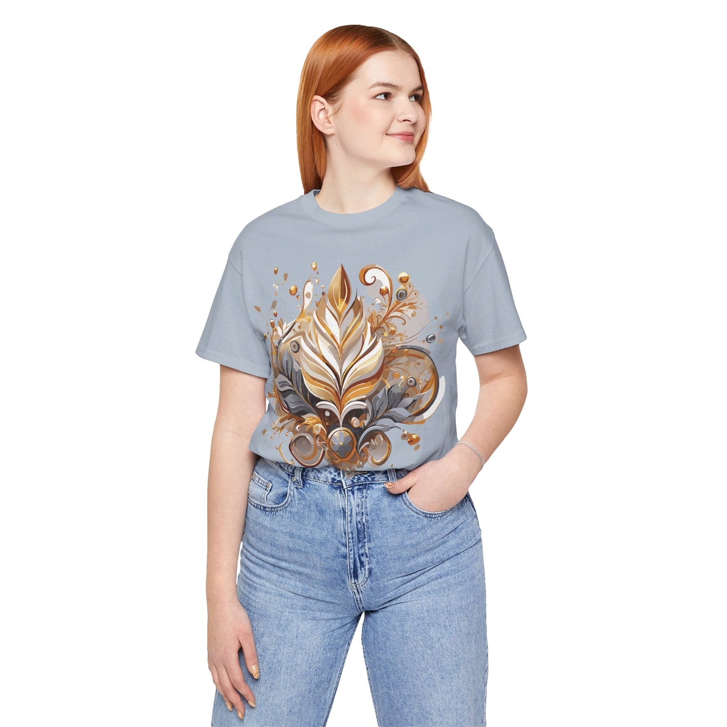 Jewelry Graphic Unisex 100 Cotton Vintage Treasure Art T-Shirt 6