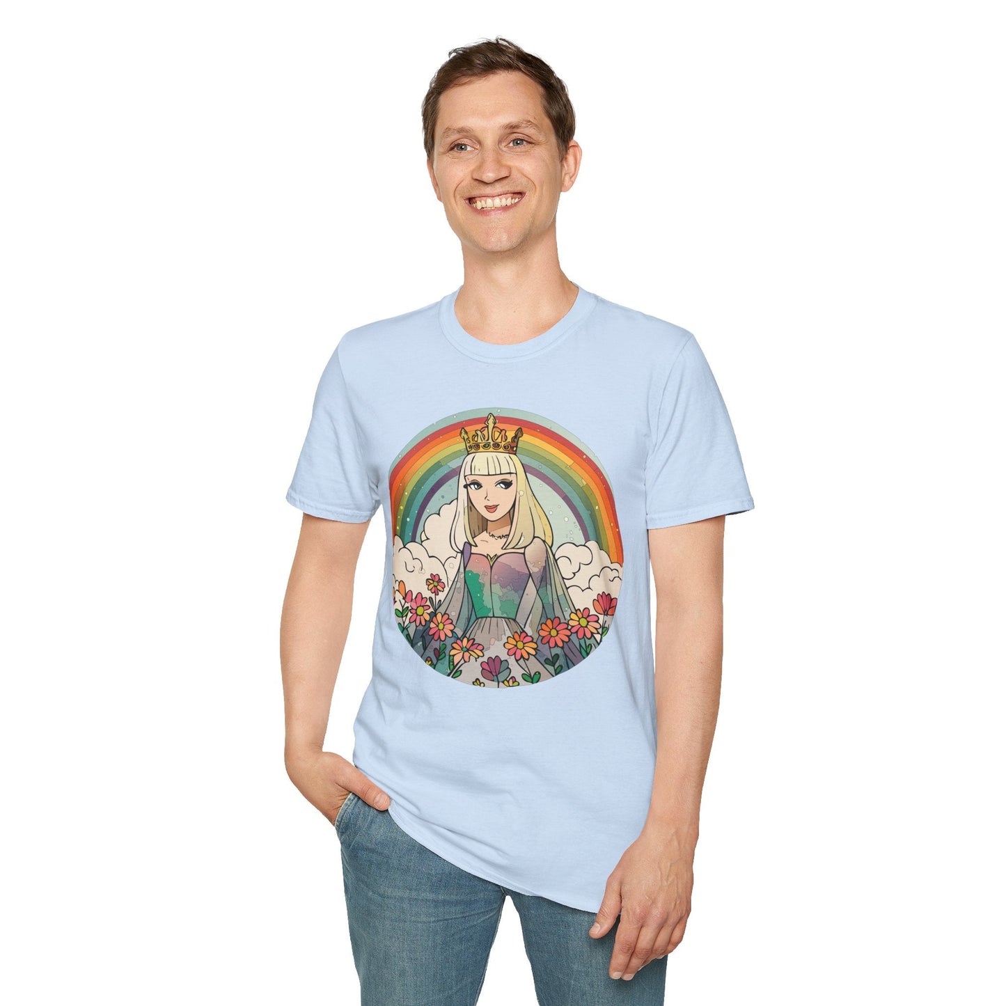 Womens Graphic T Shirt Art Design Tee Softstyle 100 Percent Ring Spun Cotton Comfort