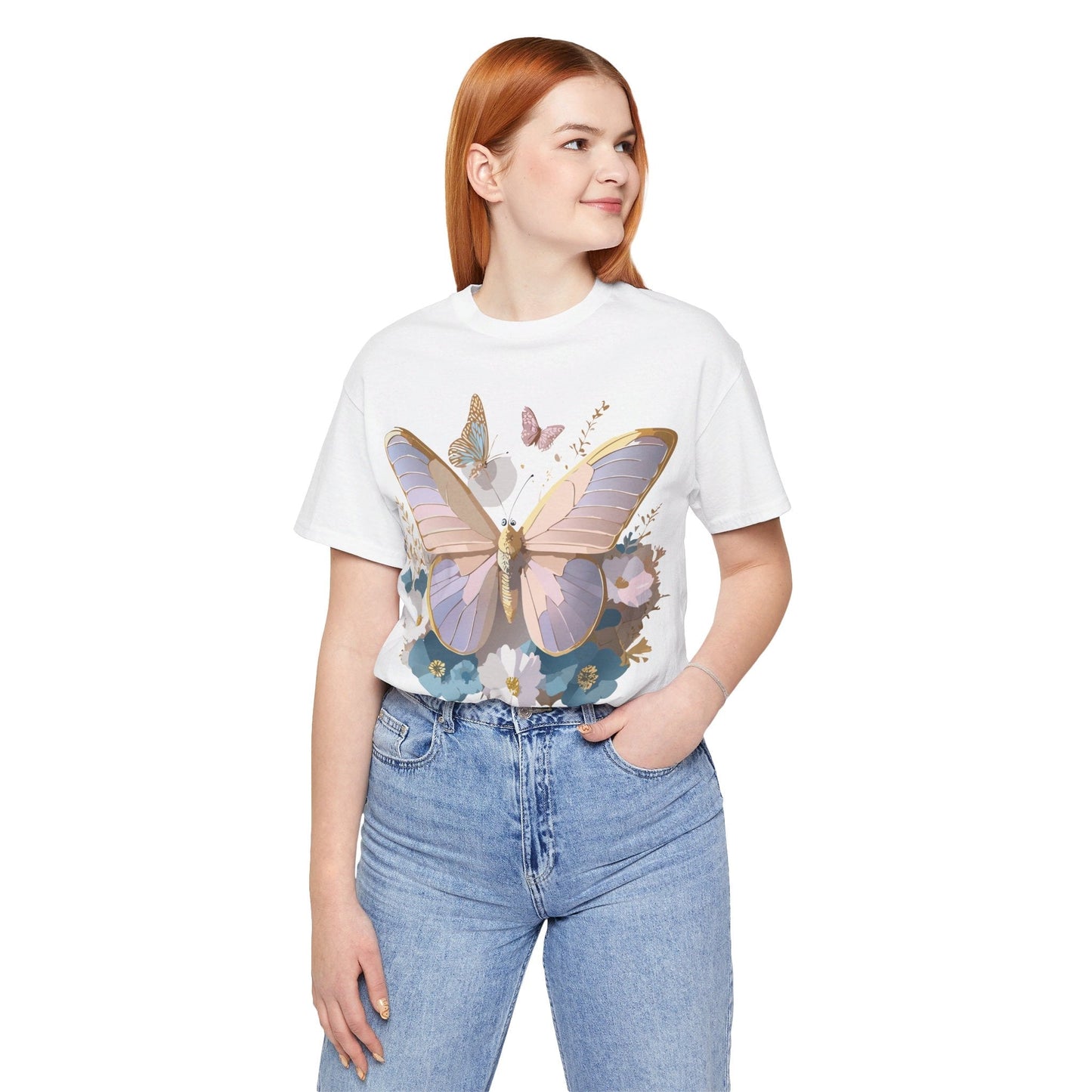 Adelpha Graphic Butterfly Shirt Unisex Jersey Short Sleeve Tee