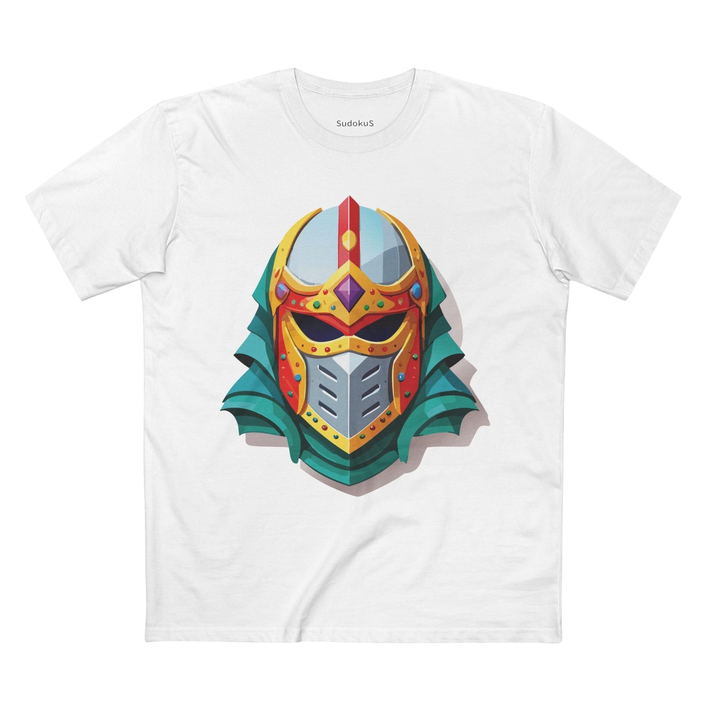 Mask Graphic Unisex 100 Cotton Staple Tee 16