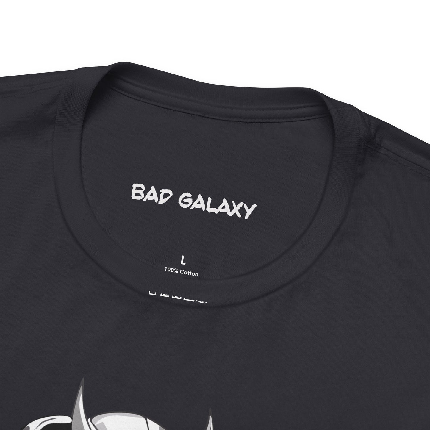 Tee Shirt With Alien From Bad Galaxy 100 Percent Cotton Lightweight Made In USA Eco Friendly Inks