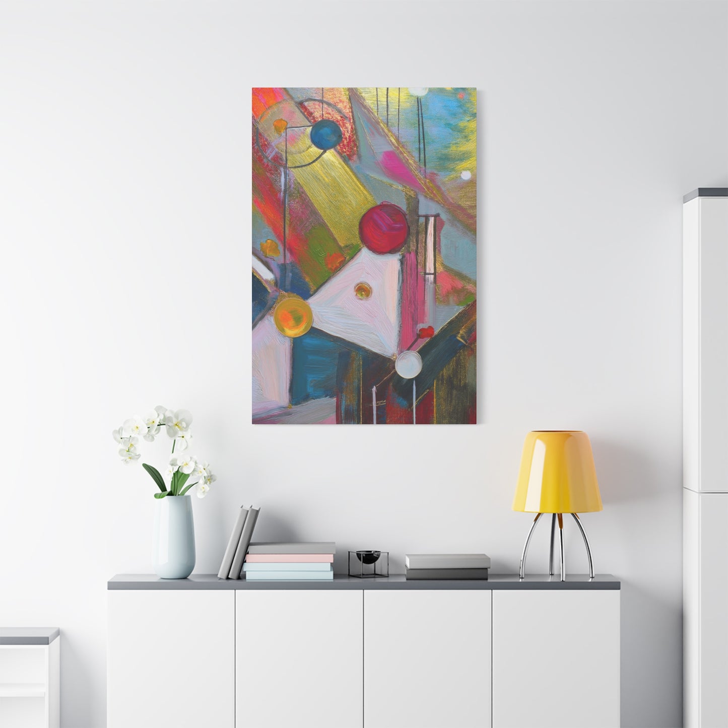 Abstract Oil Painting Print Canvas 20x24,20x30,24x30 24x32,24x36,30x40 32x48,36x48,40x60 Pine-Wood Inner Frame ABS-167
