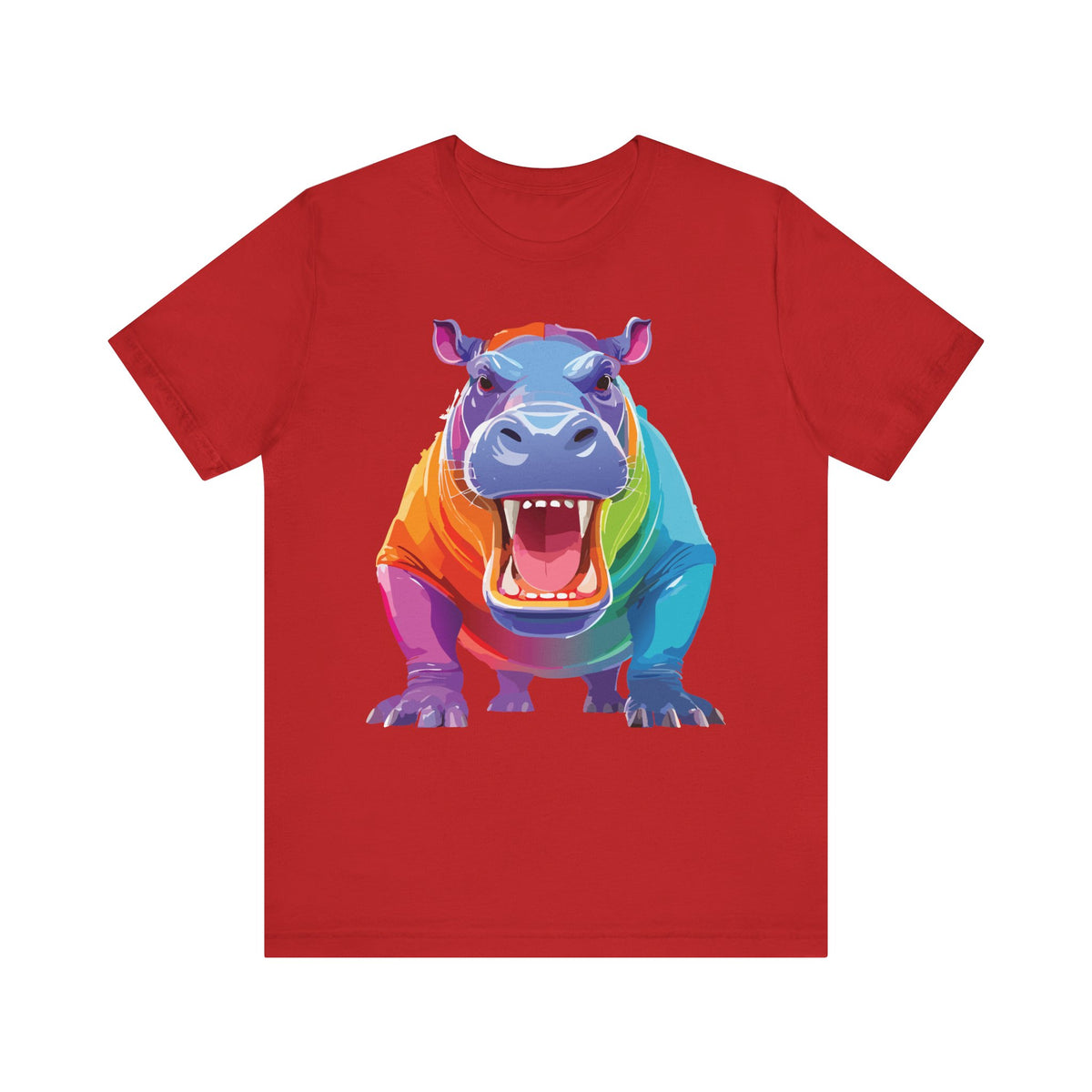 Wild Animals  Graphic Unisex Cotton Bella+Canvas Tee with Art Animal Design ab50