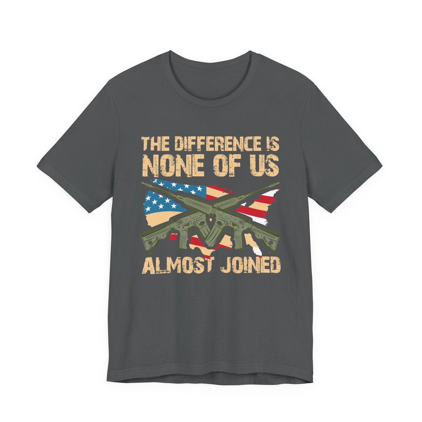 Army Veteran Patriotic Graphic Design Unisex Cotton T-Shirt v18