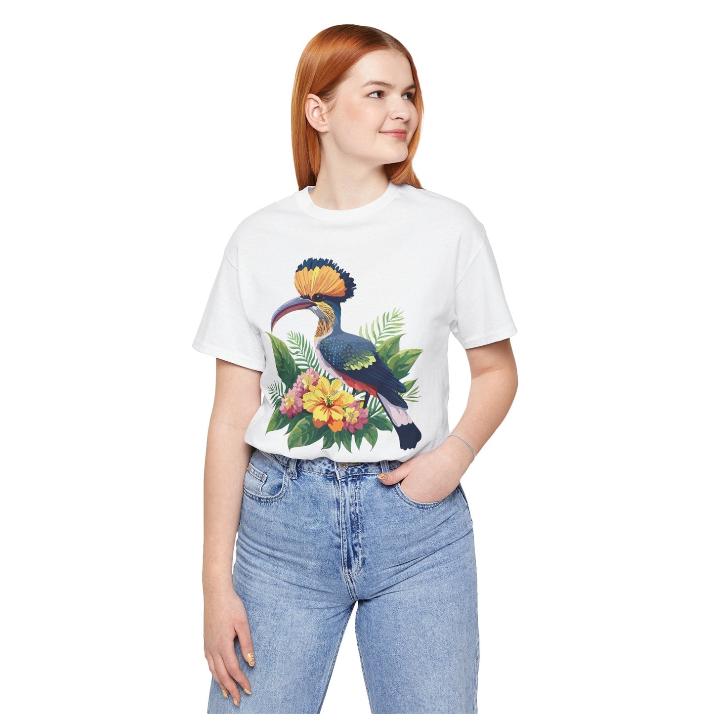 Unisex Animal Tee Shirt With Art Design Wild Animals Short Sleeve Jersey Tee For Everyday