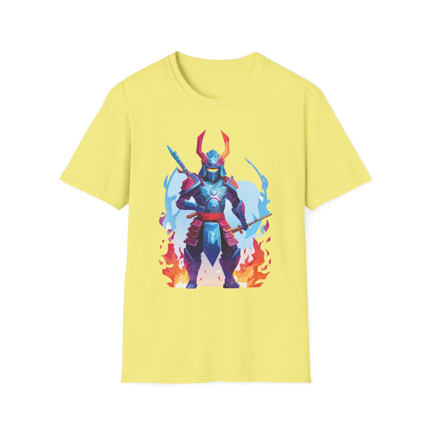 Samurai Shirt Unisex T Shirt 100 Percent Ring Spun Cotton Softstyle Tee Gildan 64000