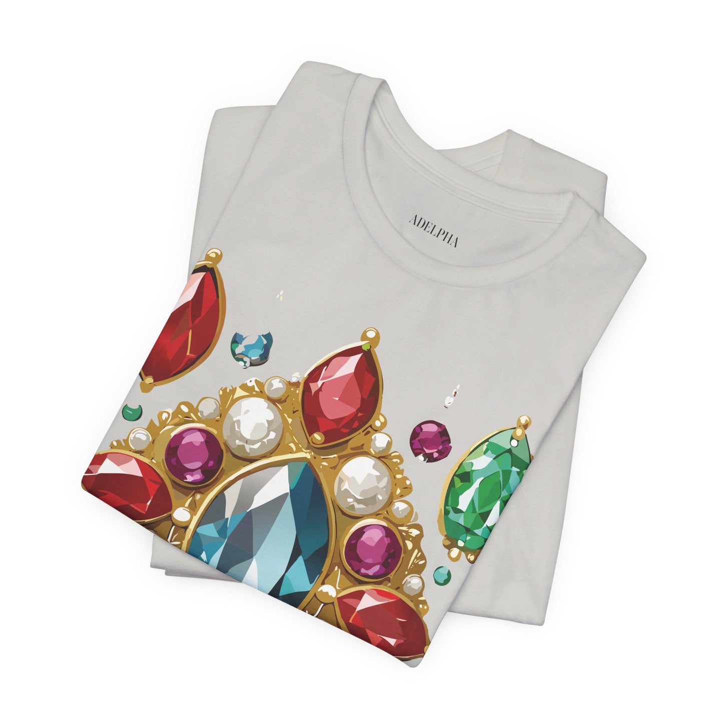 Jewelry Graphic Unisex 100 Cotton Vintage Treasure Art T-Shirt 44