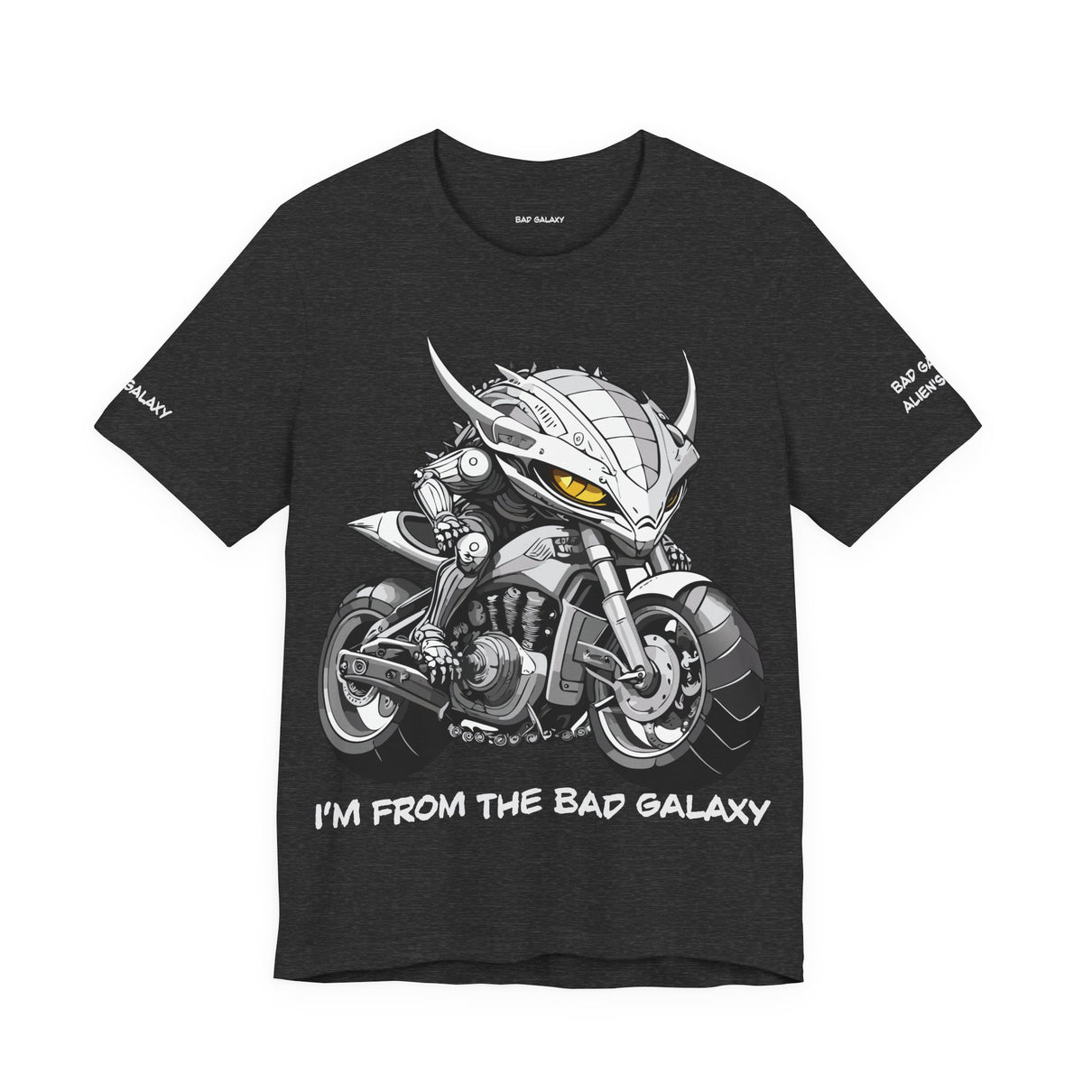 Alien Graphic Unisex Cotton Bella+Canvas Tee with Art Design b83
