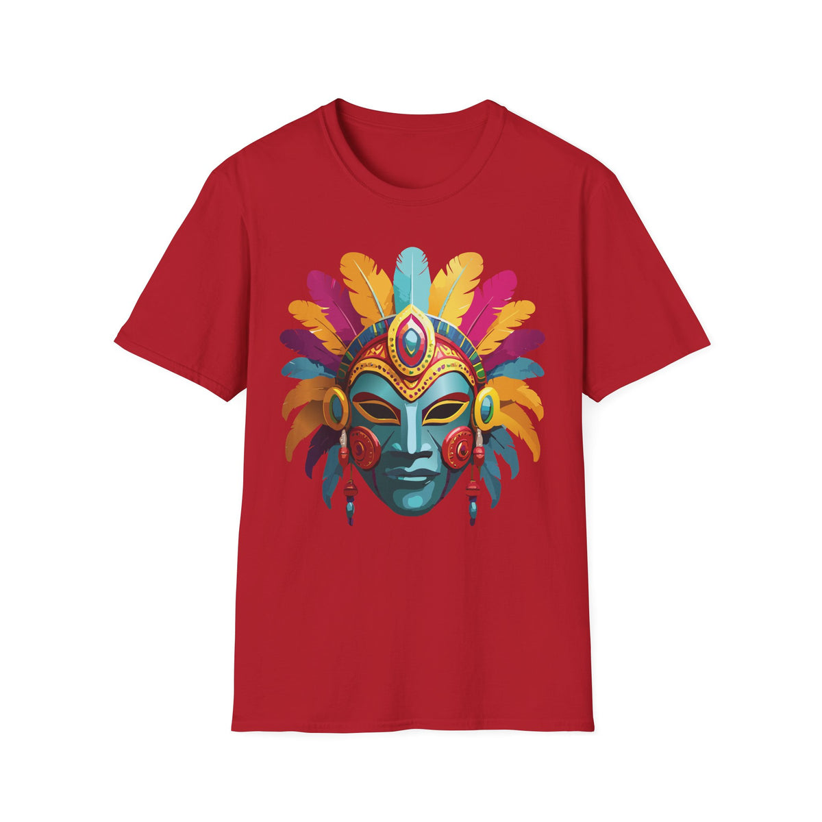 Mask Masquerade Carnival Graphic Tee Gildan Unisex 100 Cotton Tee Shirt h32
