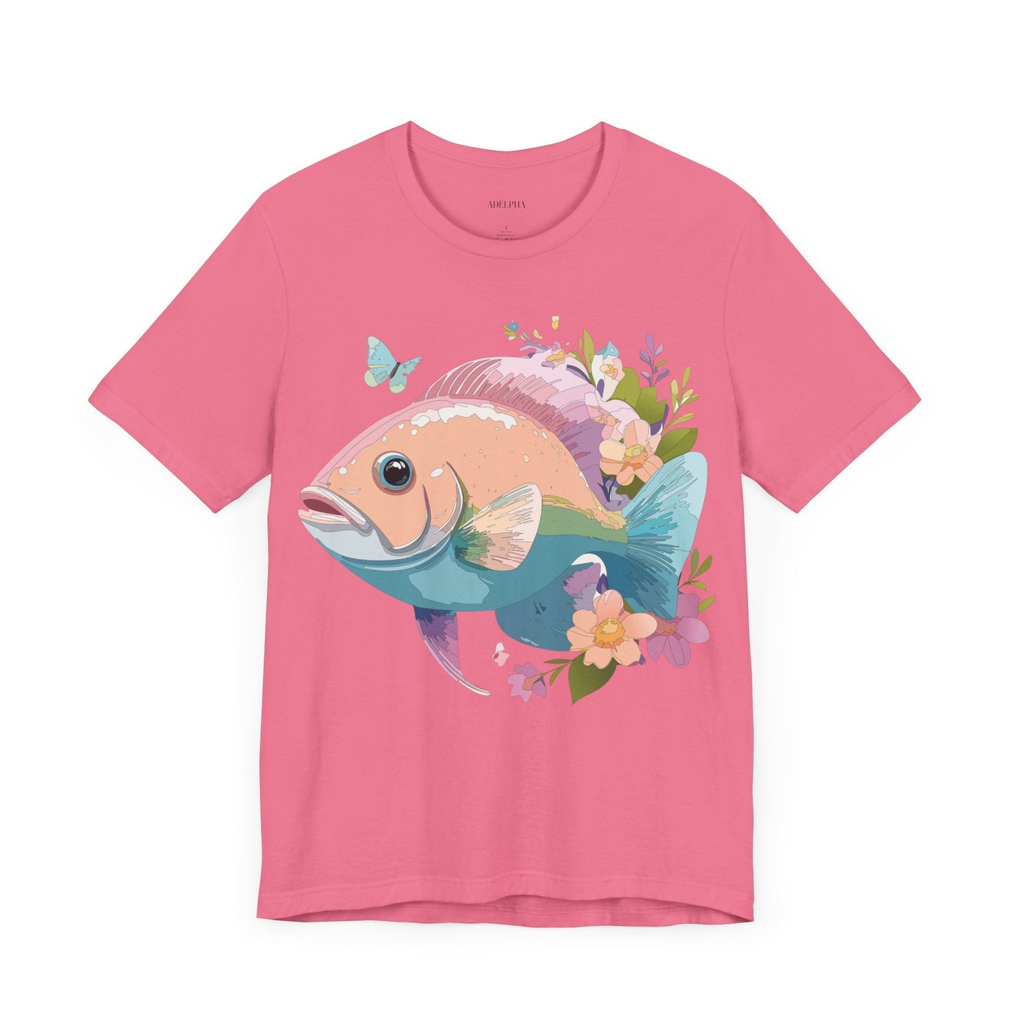 Adelpha Vintage Inspired Graphic Tee Unisex Jersey Short Sleeve Art Design Shirt