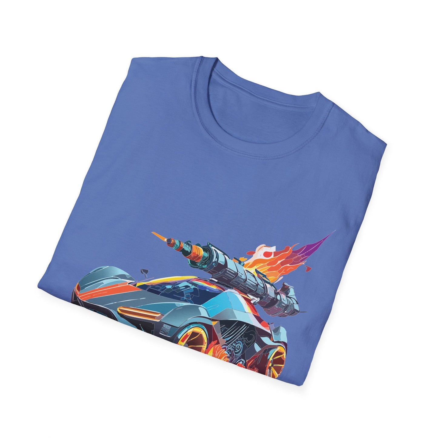 Car T Shirt for Car Lovers Unisex Softstyle Tee 64000 Hot Wheels Design Shirt with Cars