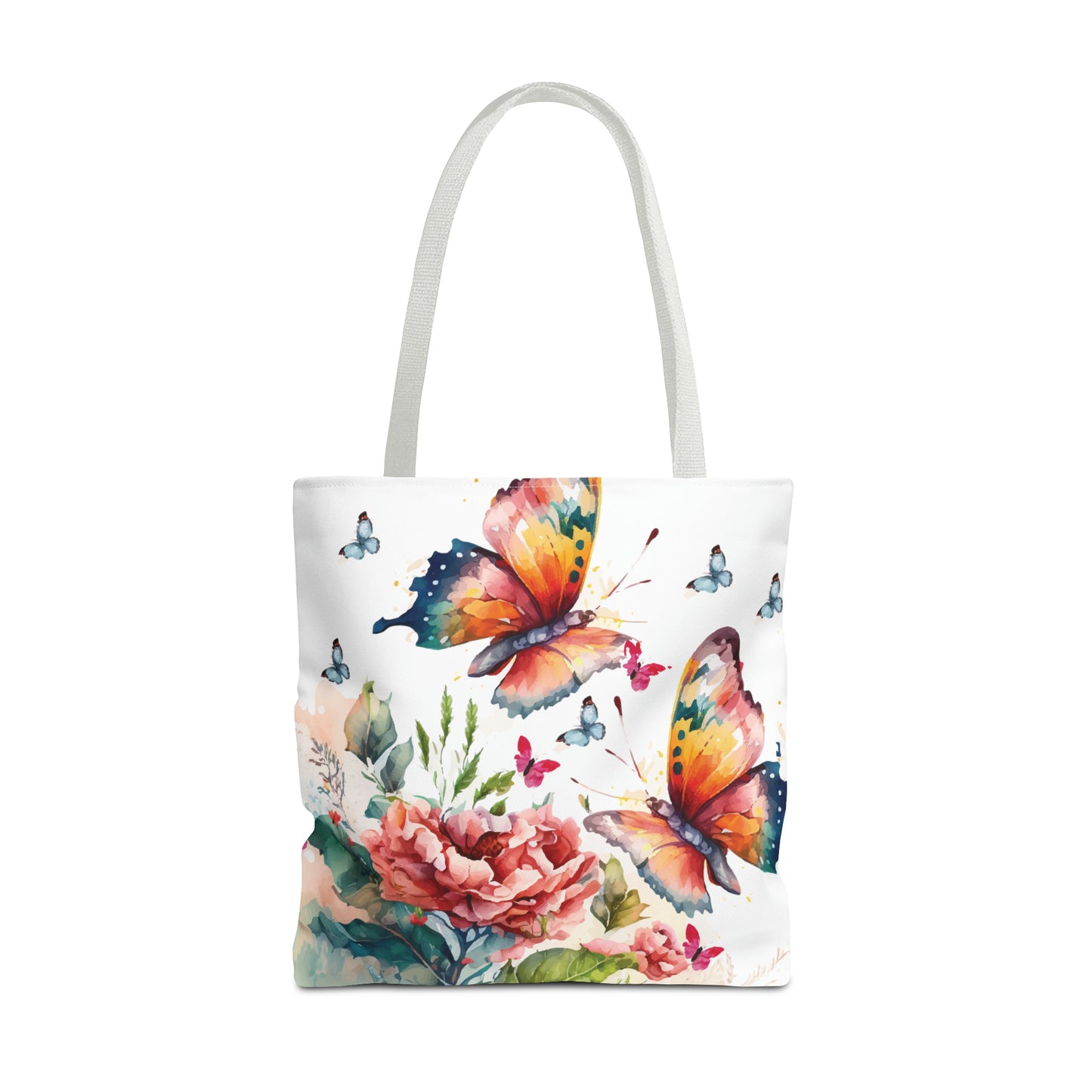 Canvas Bag with Butterfly Prints