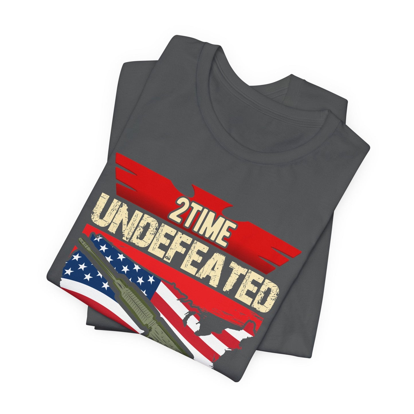 Army Veteran Patriotic Graphic Design Unisex Cotton T-Shirt v15