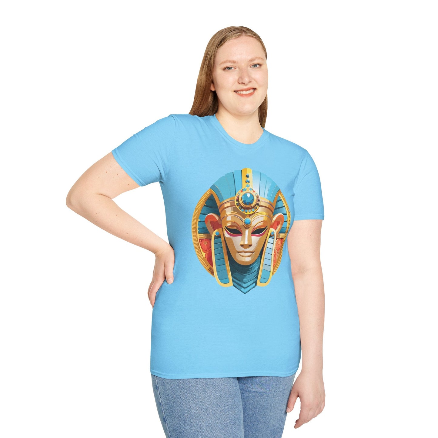 Mask Tee Shirt Unisex Softstyle Short Sleeve Art Design T Shirt 100 Percent Ring Spun Cotton