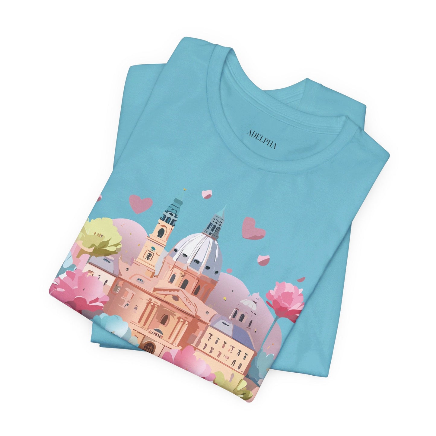 Prague Tourist Shirt Unisex Graphic Tee With Vintage Inspired Artwork By Adelpha