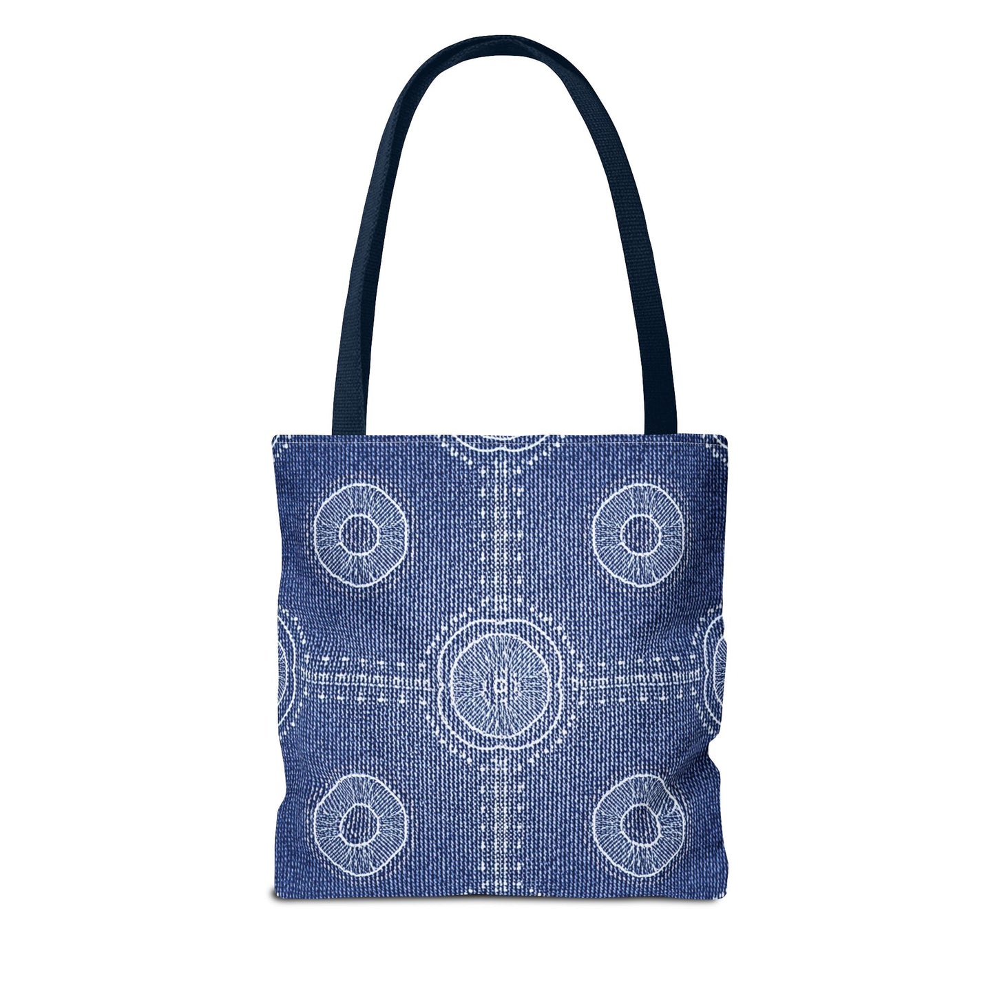 Denim Fabric Imitation Print Unisex Canvas Bag Poly Spun 3 Sizes Tote Bag 107