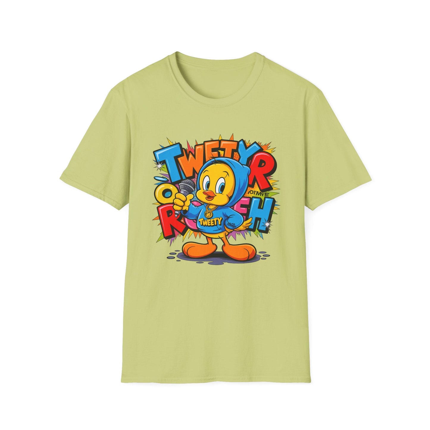 Cartoon T Shirt With Animation Funny Animals Tee Unisex Gildan Softstyle 64000 Pro