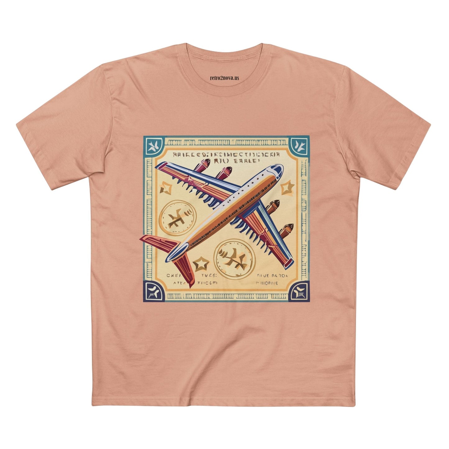 Postage Stamp Shirt Unisex Premium Cotton Tee With Original Art By Retro2Nova Art Collection