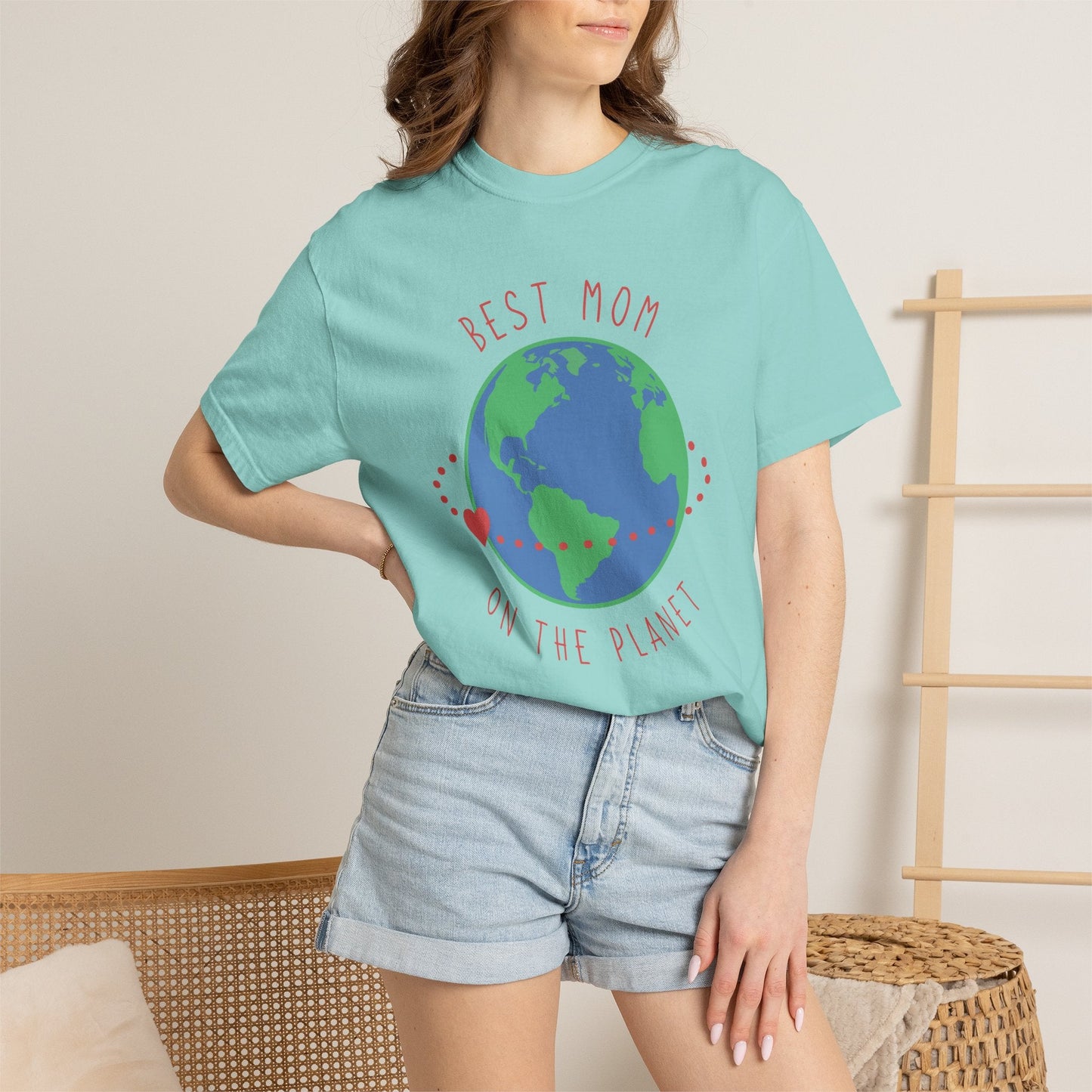 Mom T-shirt Mother's Day Mama Tee Unisex Comfort Colors Garment-Dyed Cotton h33