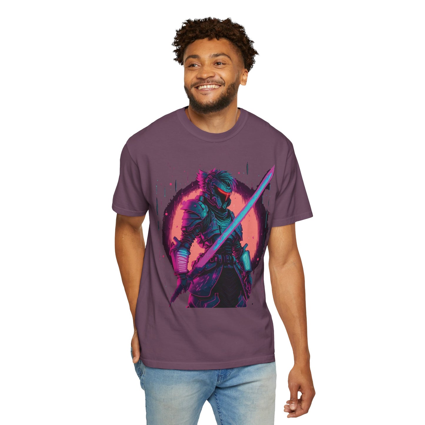 Unisex T-shirt with Knight in Armor