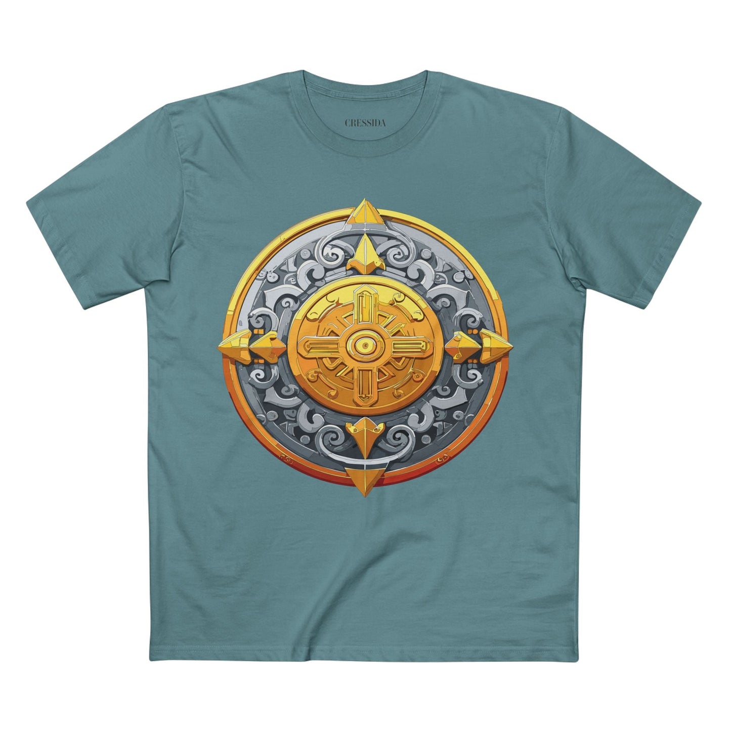 Antique Gold Coin Graphic Design T-Shirt Unisex 100 Cotton With Golden Print Artwork Tee 20