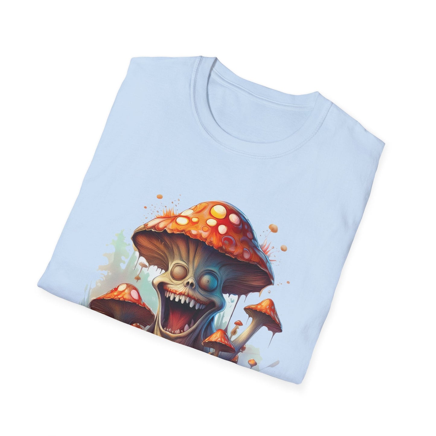 Mashroom Short Sleeve Tee Unisex Funny Mashroom Shirt With Fungus Graphic Gildan Softstyle 64000