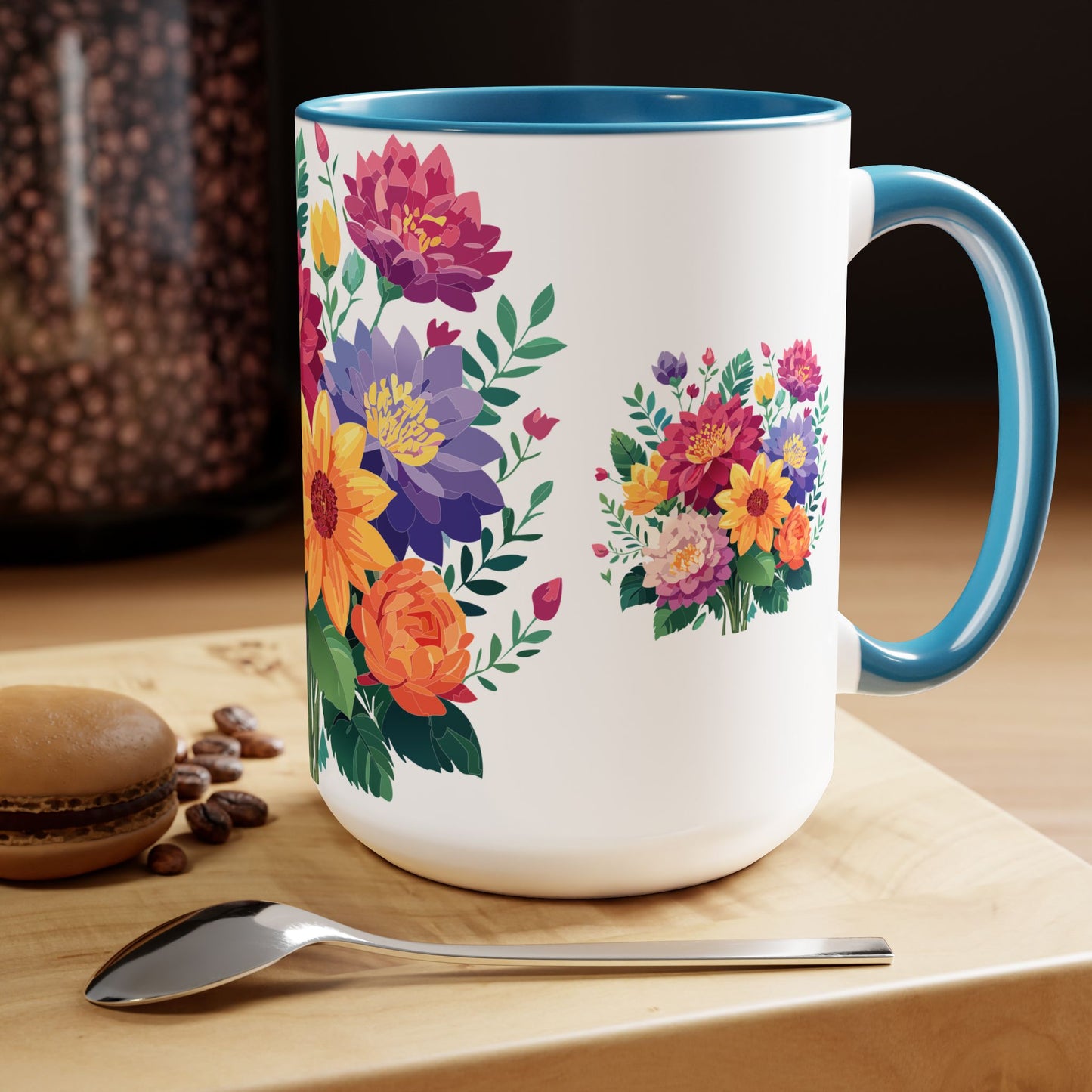 Floral Mug, Floral Cup