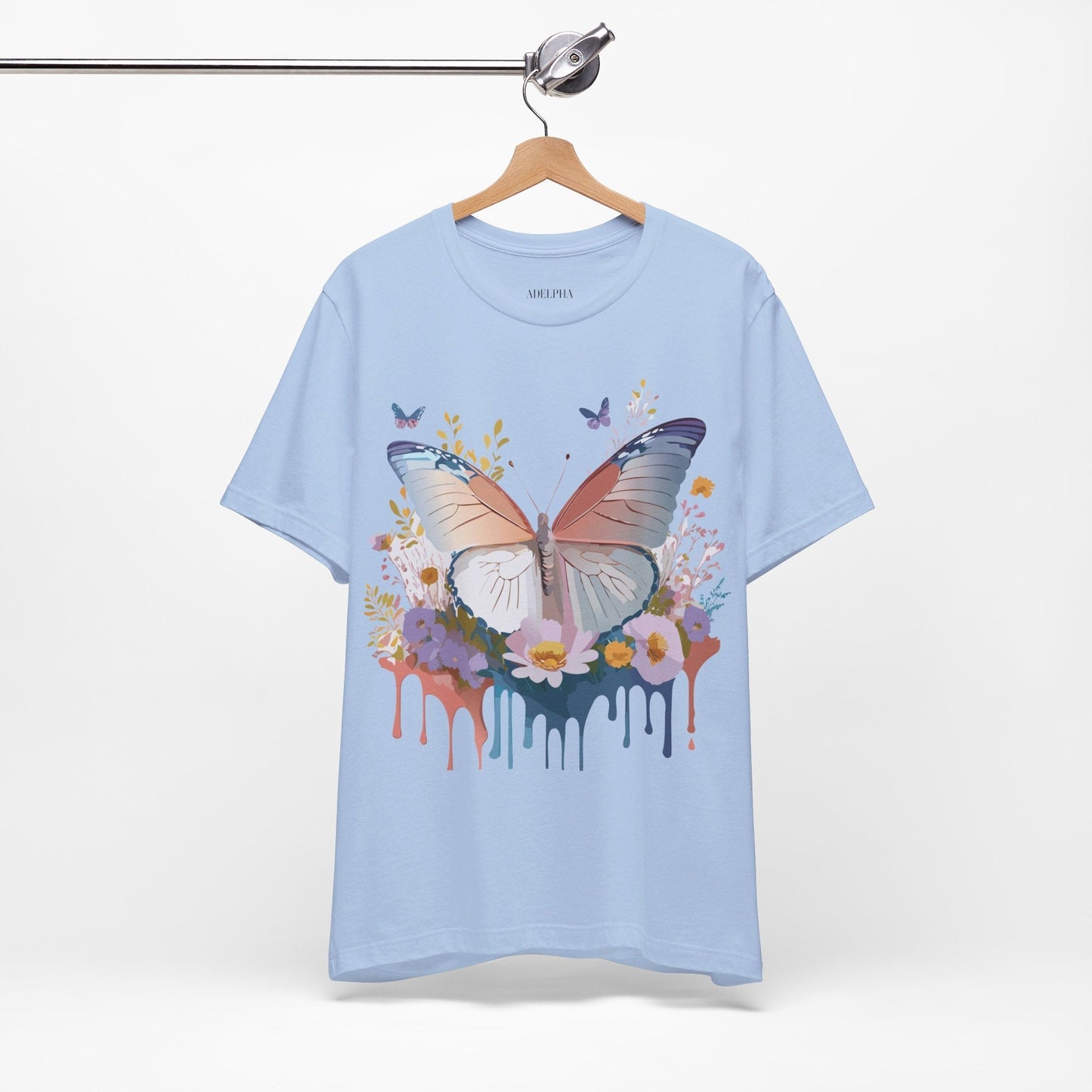 Butterfly Graphic Tee Unisex Vintage Art Design Adelpha Collection