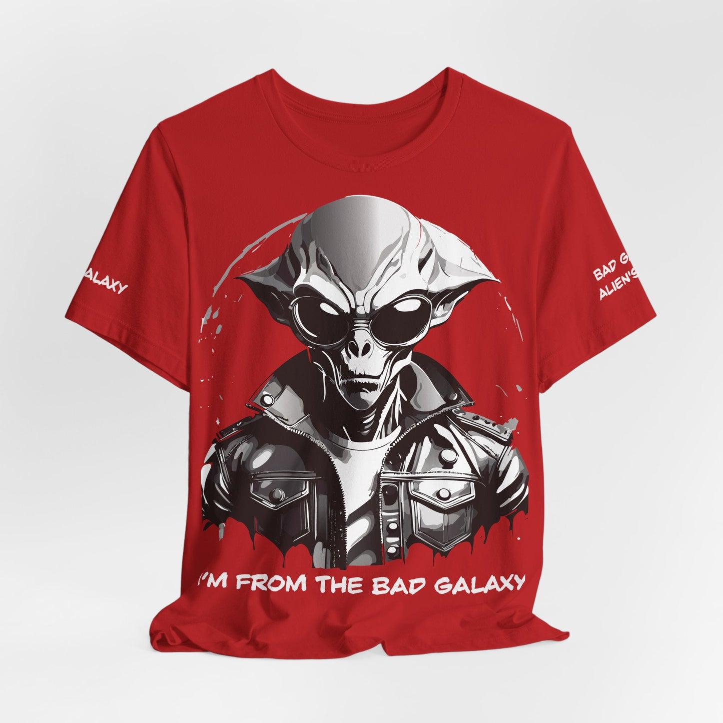 Alien Tee Shirt From Bad Galaxy Made To Order 100 Percent Cotton Lightweight Free Shipping