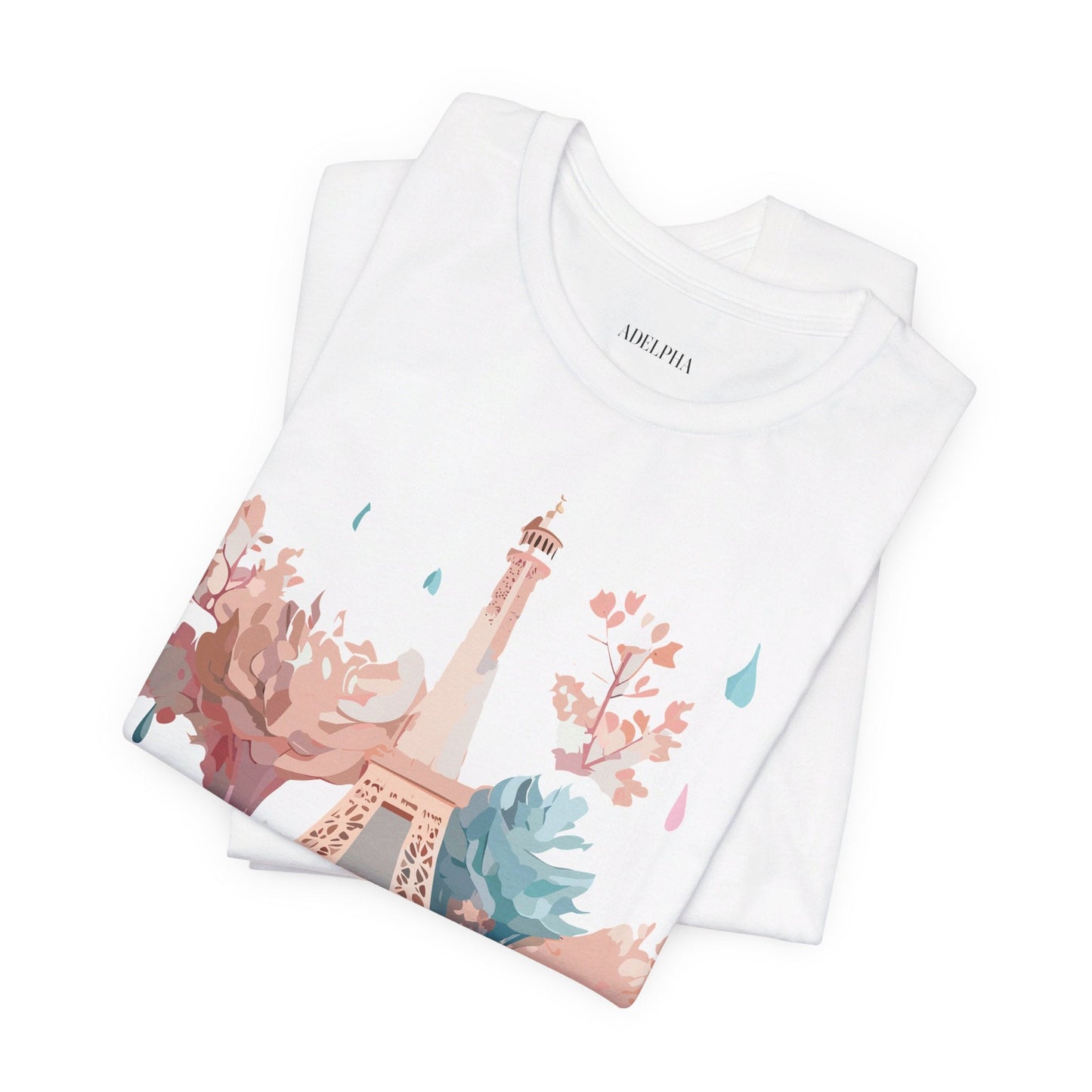 Paris Tourist Shirt Graphic Tee Unisex Vintage Inspired Art Adelpha Premium Quality